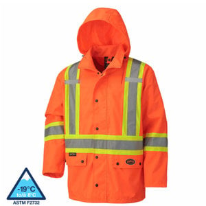 Pioneer Pioneer 100% Waterproof Hi-Vis Jacket Orange (Hood Not Included) 5575A - SIZE XL ONLY