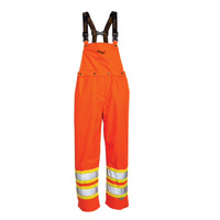 Viking Journeyman 300D Waterproof Hi-Vis Bib Pants Orange 6330PO