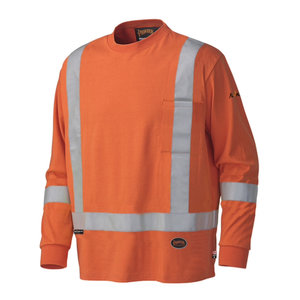Pioneer Pioneer FR Long Sleeve Safety Shirt Orange 339SFA