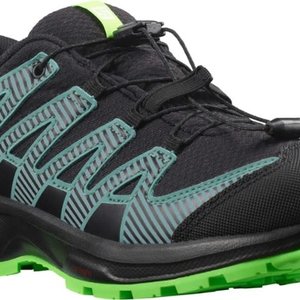 Salomon Salomon Junior XA Pro 3D v8 CSWP J Trail-Running Shoes - Black/Green Gecko 414340