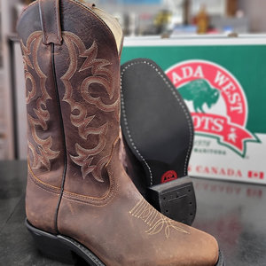 Canada West Canada West Grand Canyon Western Square Toe Cowboy Boot 5570 - Width 2E