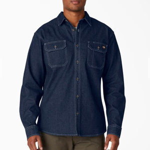 Dickies Dickies Flex Denim Work Shirt Relaxed Fit WL301DW2