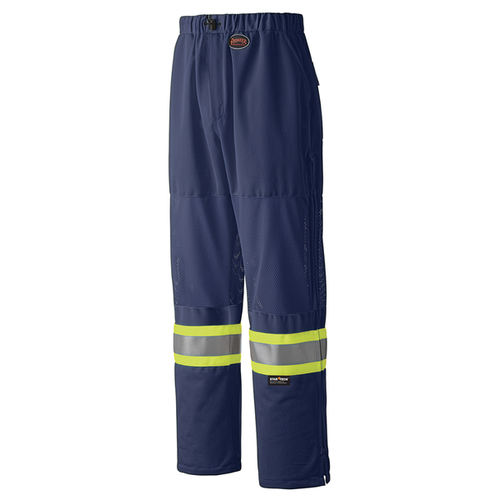 Pioneer Pioneer Mesh Ventilated Hi-Vis Traffic Safety Pants Navy 6003P