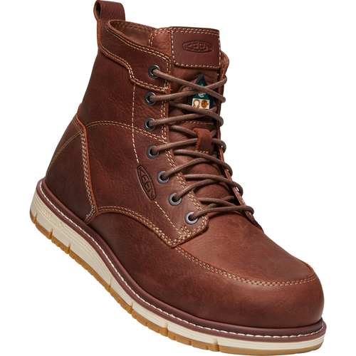 KEEN KEEN Men's San Jose 6" CSA Width EE - Brown - 1021336 KEEN KEEN Men's San Jose 6" CSA Width EE - Brown - 1021336