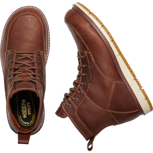 KEEN KEEN Men's San Jose 6" CSA Width EE - Brown - 1021336 KEEN KEEN Men's San Jose 6" CSA Width EE - Brown - 1021336