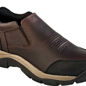 Old West Old West Leather Slip On Shoe- Oiled Rust MB2052