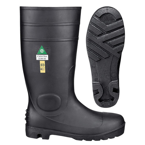 Pioneer Pioneer 1022 V4710170-9 Black Steel Toe Rubber Boot