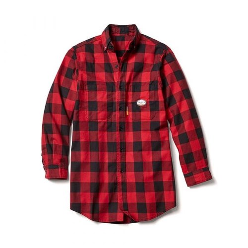 Rasco Rasco FR Plaid Shirt FR0824 Red/Black Rasco Rasco FR Plaid Shirt FR0824 Red/Black