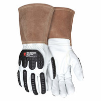 Mig/Tig Welder Gauntlet Premium Top Grain Goatskin Glove 48406TM