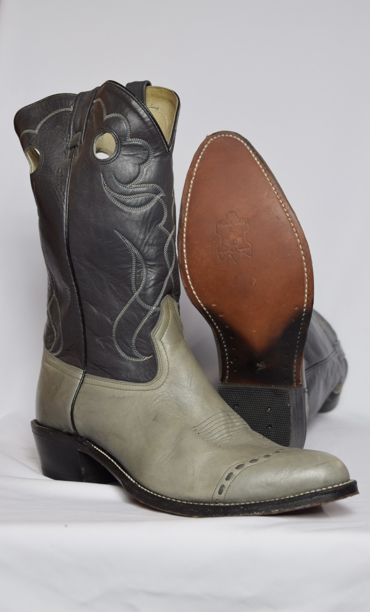 Cowboy clearance boots grey