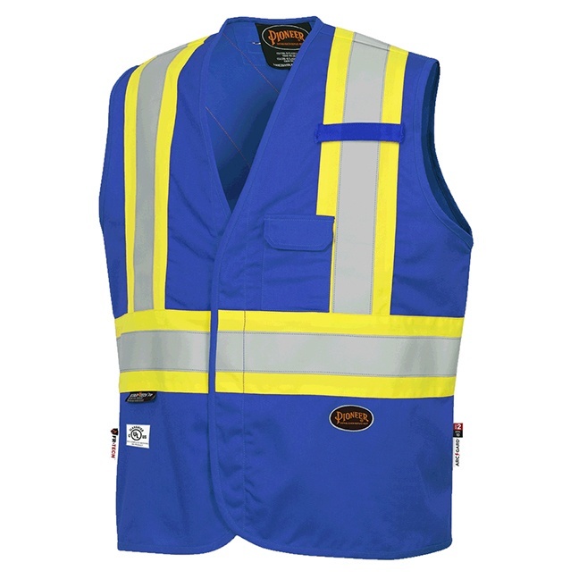 Pioneer HiVis FR Safety Vest 7 Oz. Royal Blue 7730 Big Valley Sales