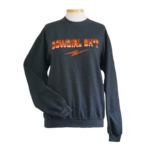 Cowboy Sh*t Cowboy Shit - Cowgirl Shit Graphite Heather Grey Sweatshirt