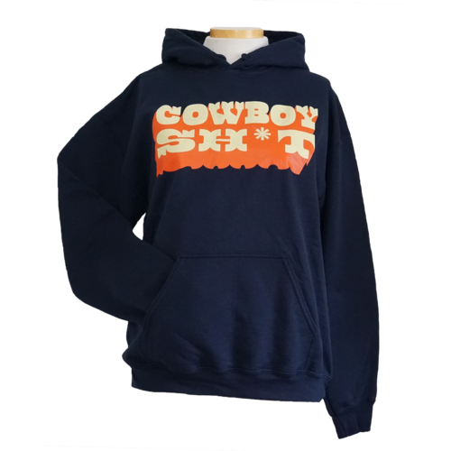 Cowboy Sh*t Cowboy Shit - Old West Navy Hoodie