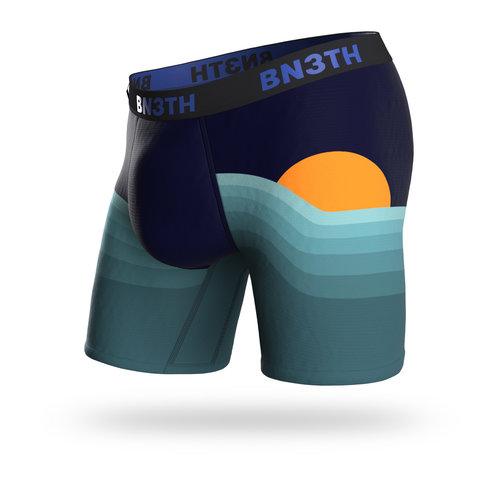 BN3TH BN3TH - Men’s Pro Boxer Brief Sunrise Gradient Dark Navy A110 BN3TH BN3TH - Men’s Pro Boxer Brief Sunrise Gradient Dark Navy A110