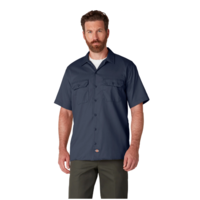 Dickies Mens Short Sleeve Work Shirt Original Fit Navy 1574NV