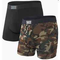 SAXX - Vibe Boxer Brief 2 Pack Black / Wood Camo SXPP2V WDB