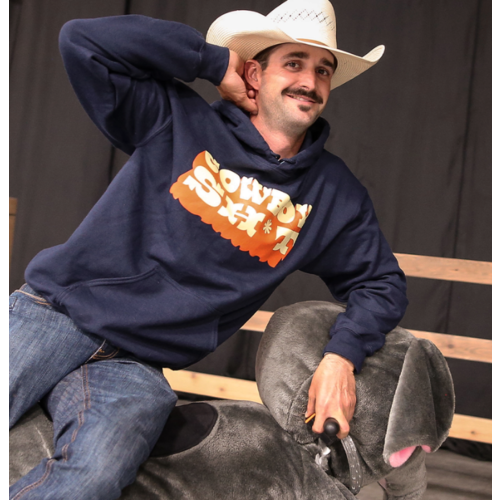 Cowboy Sh*t Cowboy Shit - Old West Navy Hoodie