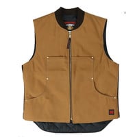 Tough Duck Quilt Lined Moto Vest WV042