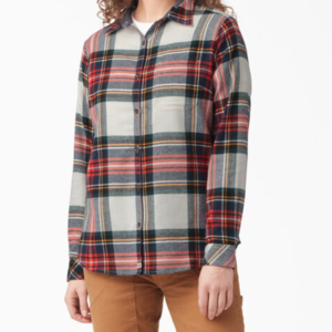 Dickies Dickies Women’s  Highland Plaid Long Sleeve Shirt - FL075B1L