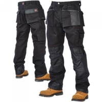 Tough Duck Contractor Pants with Heavy Duty Pullout Pockets Cotton Duck Polyester Blend 6069