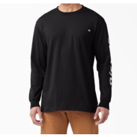 Dickies Mens Graphic Long Sleeve Tee - Black - WL22BKBK