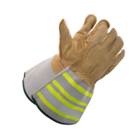 Deluxe Linesman Gloves 016-2598 with 6” Reflective Stripes