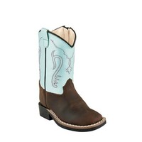 Old West Toddler Cowboy Boot - Baby Blue - BSI1909
