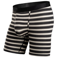 BN3TH Classic Boxer Brief w Fly Track Stripe Black 1144