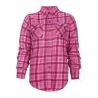 P&F Women’s Plaid Flannel Shirt -Raspberry - PF420