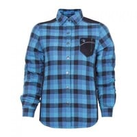 P&F Women’s Plaid Shirt Jacket - PF410