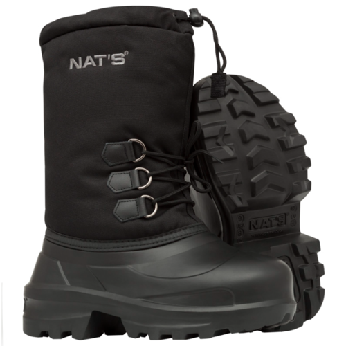 Nat's Nat’s Unisex Winter Boots Removable Liner Rated -85C Black Ultra Light - R900