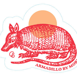 Cowboy Sh*t Cowboy Shit - Armadillo by Morning Sticker 172