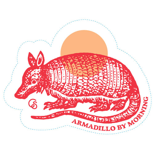 Cowboy Sh*t Cowboy Shit - Armadillo by Morning Sticker 172