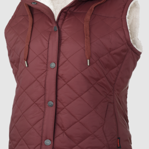 Tough Duck Tough Duck Women's Hooded Fuzzy Freezer Vest WV101