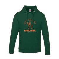 Cowboy Shit - Rather be Ranching - Forest Hoodie - 132