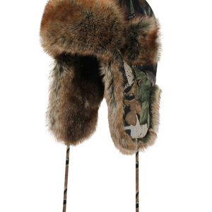 Ganka Ganka Camo Synthetic Fur Hunting Hat 74-PH-22-MO