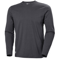 Helly Hansen Manchester Classic Long Sleeve T-shirt - Dark Grey - 79169
