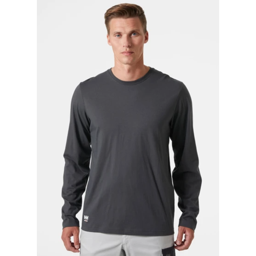 Helly Hansen Helly Hansen Manchester Classic Long Sleeve T-shirt - Dark Grey - 79169