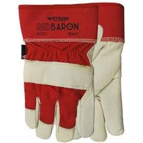 Watson Gloves Red Baron 94002 Full-Grain Cowhide Leather Glove