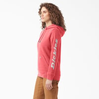 Dickies Women's Logo Hoodie - Pink - FW202T1R