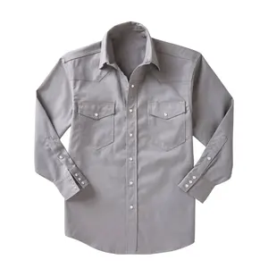 Rasco Rasco Lightweight Fr Snap Shirt - Fr1003GY - Gray