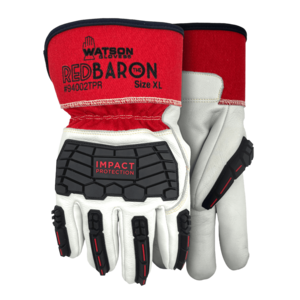 Watson Gloves Red Baron fullgrain Cow Sherpa 94002TPR High Impact Watson Gloves Red Baron fullgrain Cow Sherpa 94002TPR High Impact