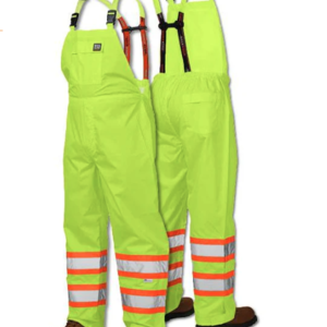 Work King Work King Uninsulated Hi-Vis Rain Bib Yellow S37721