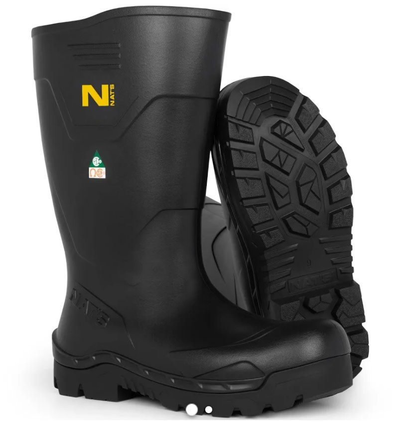 Nats NT1300 CSA Black Rubber Boots - Big Valley Sales