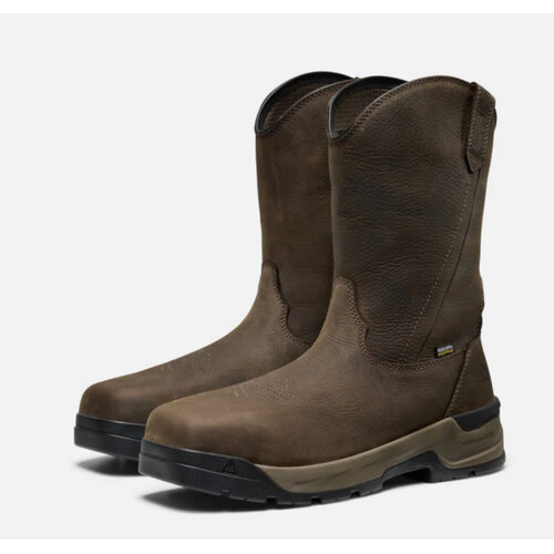 KEEN Keen Mens, CSA Flatland Pull On Square Toe Work Boot Carbon Toe 1031456