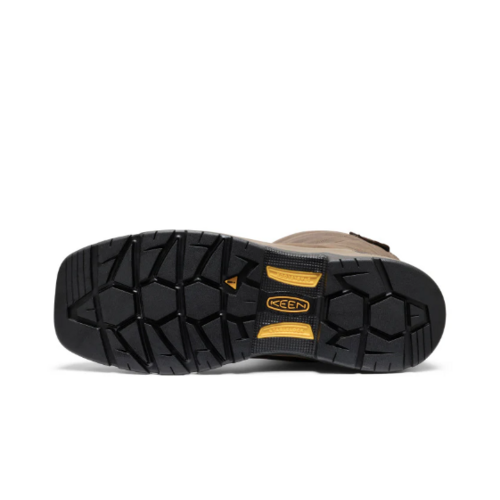 KEEN Keen Mens, CSA Flatland Pull On Square Toe Work Boot Carbon Toe 1031456