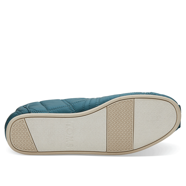 TOMS Alpargata Classic Quilted Slip On - Blue - MNS