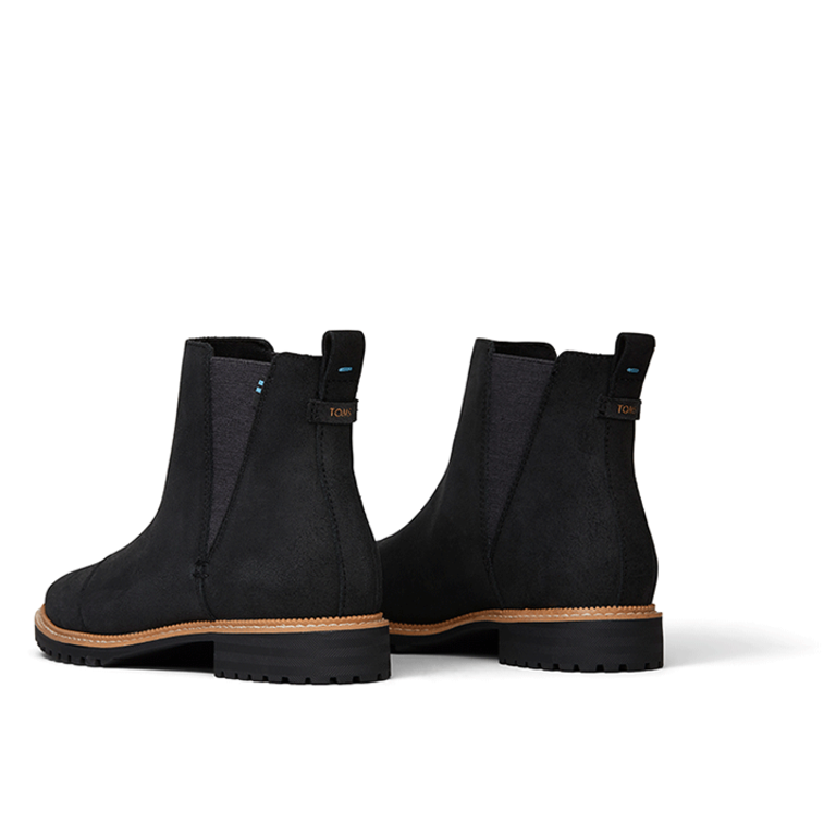 TOMS Cleo Ankle Boot w/ Low Heel - Black - WMNS