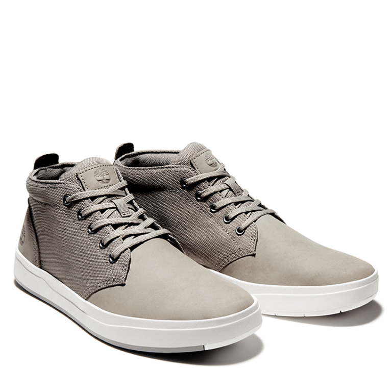 Timberland Davis Square Chukka Sneaker - Grey - MNS