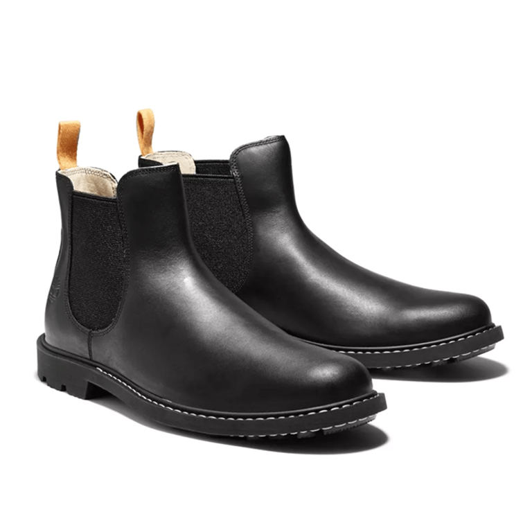 Timberland Belanger Leather Chelsea Boot - Black - MNS